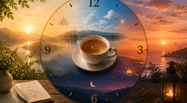 بهترین زمان‌ها برای خوردن چای