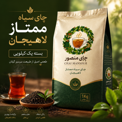 چای سیاه ممتاز منصور (چین اول-سرگل1405)